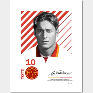 FRANCESCO TOTTI / VINTAGE POSTER LIMITED EDITION Posters and Art